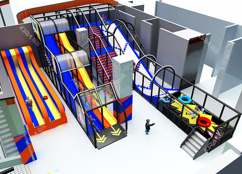 這種一蹦床為主，多種游樂(lè)項(xiàng)目結(jié)合的運(yùn)動(dòng)公園，是當(dāng)下非常受年輕人喜愛(ài)的。