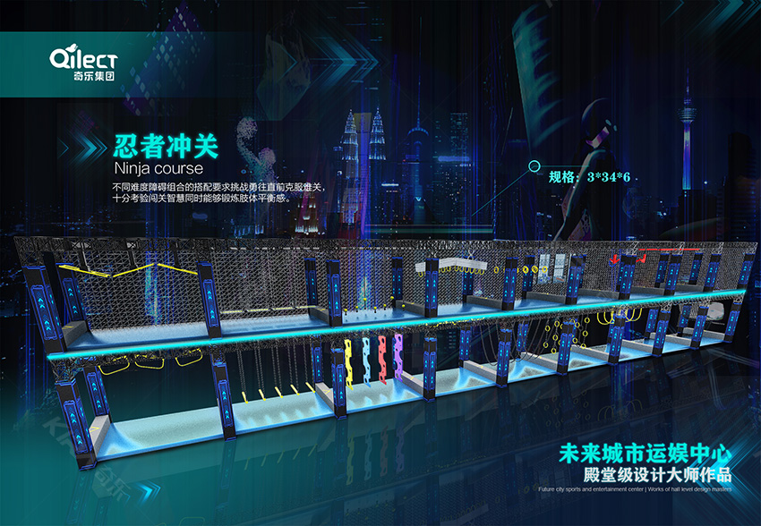 是奇樂(lè)游樂(lè)設(shè)計(jì)團(tuán)隊(duì)設(shè)計(jì)出來(lái)未來(lái)方向的兒童樂(lè)園項(xiàng)目