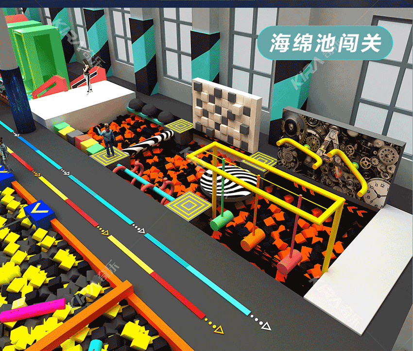 全新親子樂園是比較大型的室內(nèi)樂園，綜合型室內(nèi)樂園，